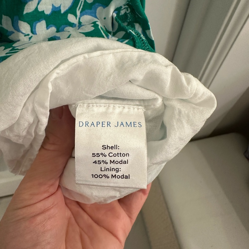 Draper James Green Floral Midi Dress - Picture 5 of 5